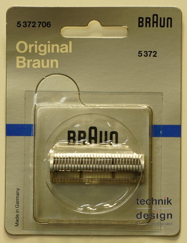 Braun Original 370 Klingenblock sixtant metall, alte Version
