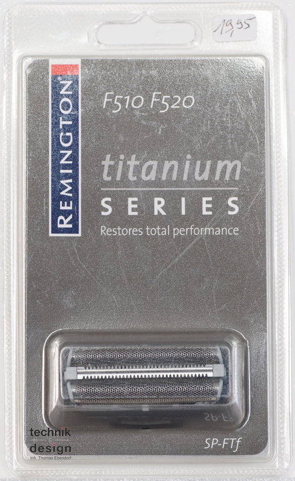 Remington SP-FTf F510 F 520 Scherblatt titanium  Series