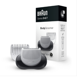 Braun Aufsatz Body Groomer S5-7, schwarz/silber