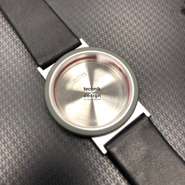 Uhrenarmband schwarz Leder für Braun Armbanduhr AW10, AW20 18M mit Schließe