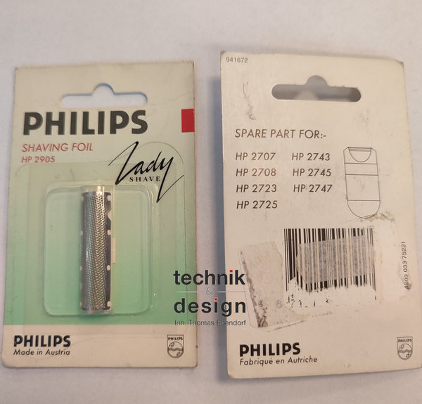 Philips Ladyshave Scherfolie HP 2905