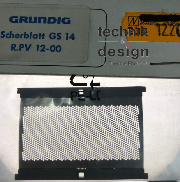 Grundig Scherfolie / Scherblatt GS14 / Xenic XS14, 8240  8241
