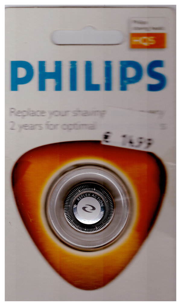 Philips Rasierer Scherkopf HQ5 neu (1 Stück) Original Philips REFLEX ACTION
