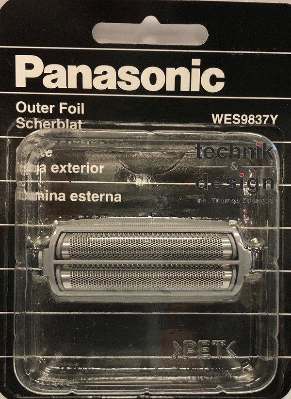 Panasonic Rasierer Scherfolie WES9837 grau, ES805