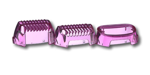 Braun Silk epil Zubehör- Set 3- teilig pink , Schutzkappe, Ladyshave,  Trimmen 4mm+ 8mm, LS5360